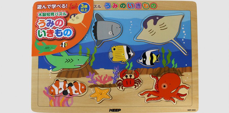Wooden puzzle for the kids